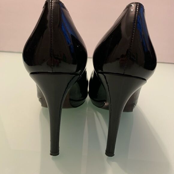 Steuart Weitzman black shoes 9AA vintage - Picture 7 of 7